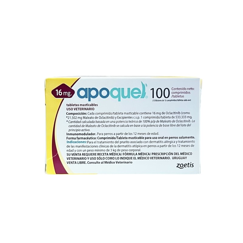 Apoquel 16 mg tabletas masticables (100 comprimidos)