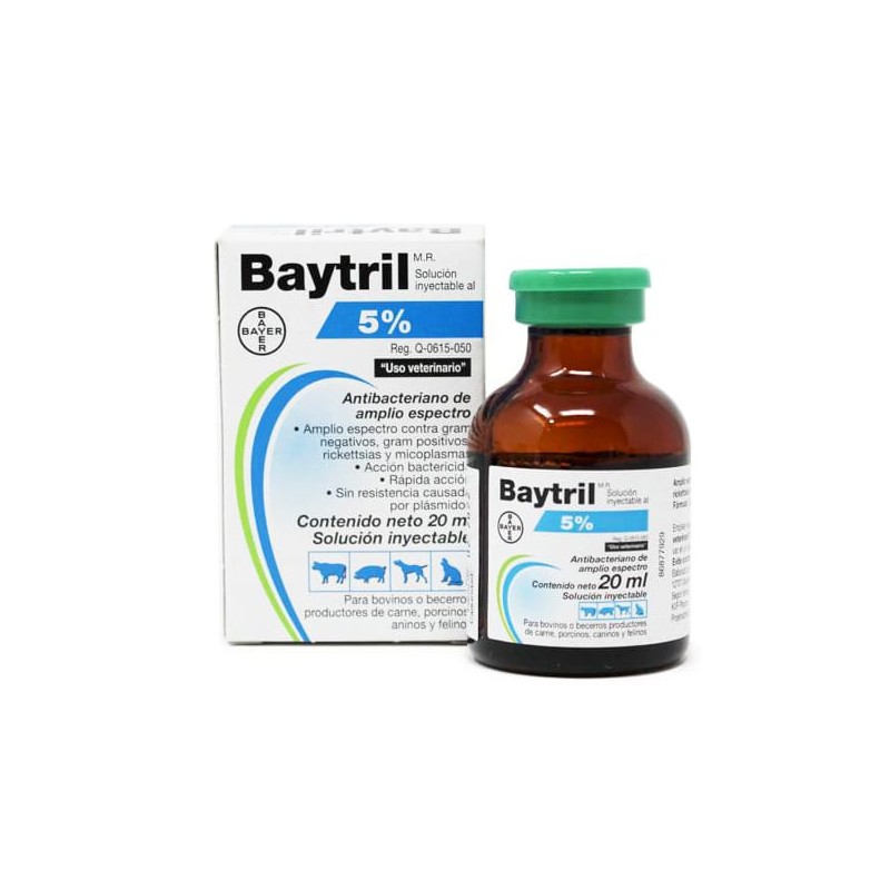 Baytril Inyectable 5%
