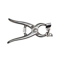 Pinza tatuadora manual con tinta y numeros